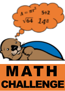 otter doing math challenge logo