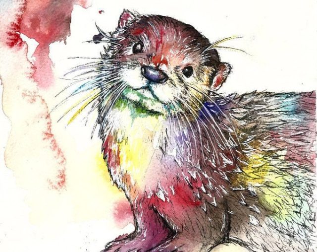 artistic otter